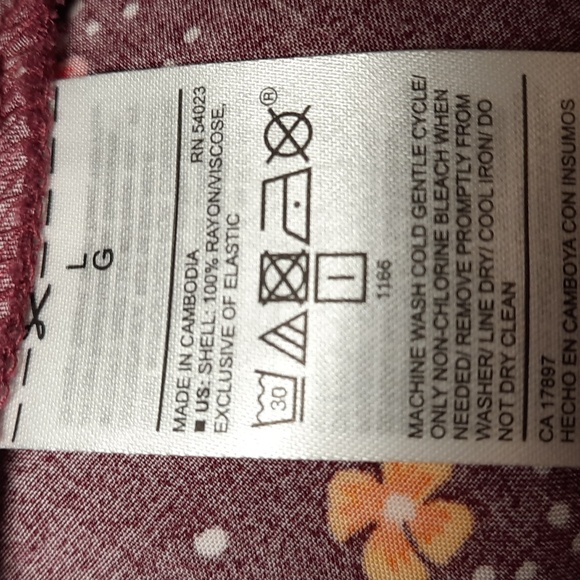 Old Navy Flared Sleeve Purple Floral Midi Dress - Picture 7 of 7